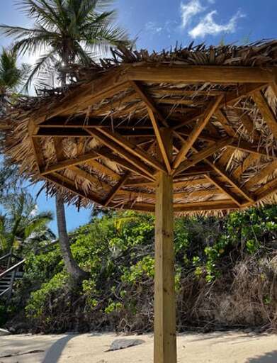 Our new beach umbrella