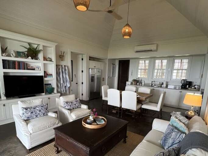 Open concept living area.