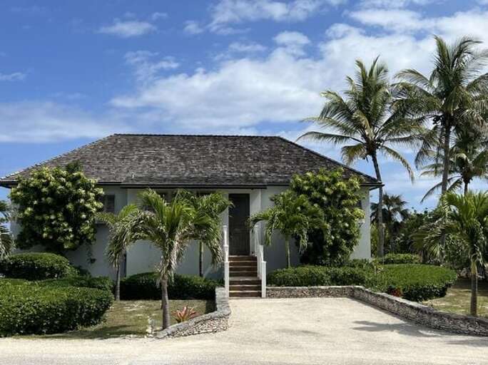 View of exterior with parking