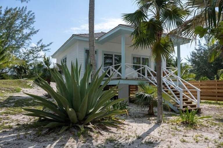 Walk across the yard and down a short path and you are on French Leave Beach, a mile-long crescent of pink sand with famously protected water.