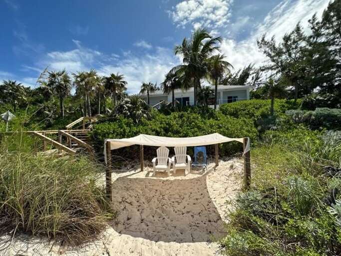 View of house from beach.
