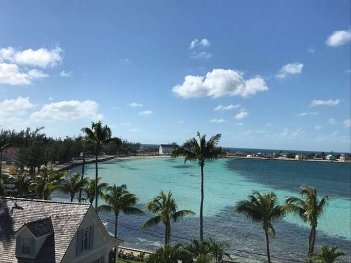 Governors Harbour, the main town on Eleuthera, with stores and restaurants, a 15 minute drive from Wish House.