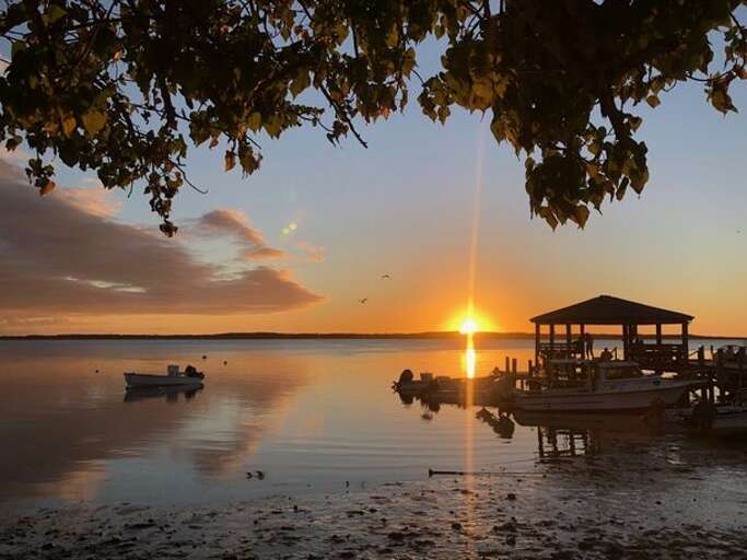 Harbour Island Sunset near the local Fish Fry.