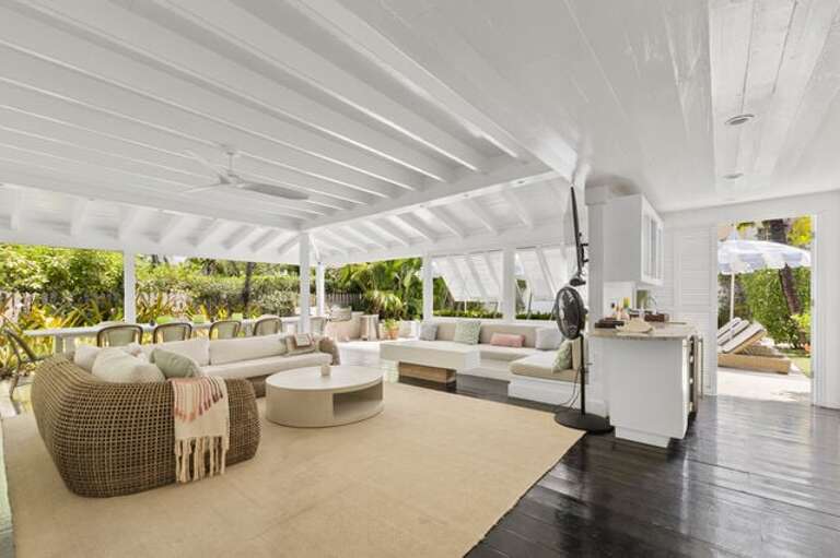The main outdoor living room that is the true center of the property.
