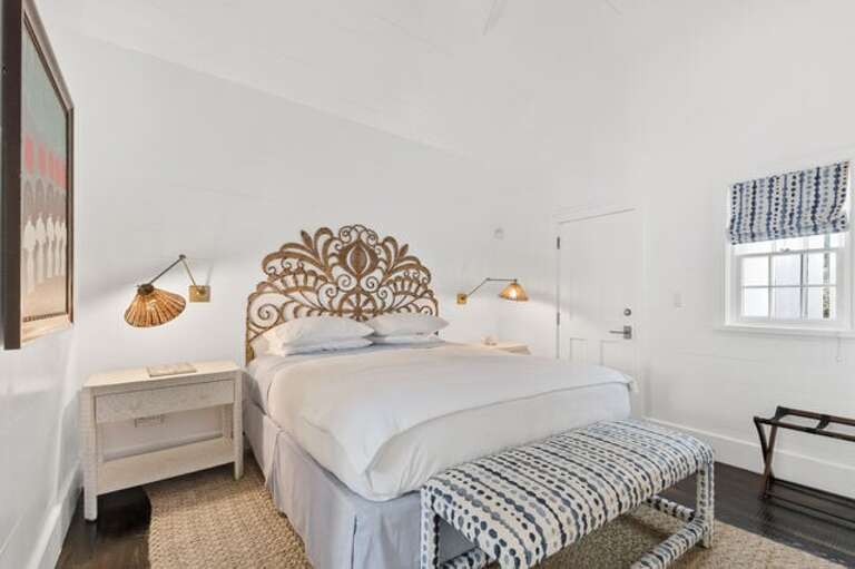 Master Bedroom is equipped with a king bed and an en-suite bath, it is discreetly located for