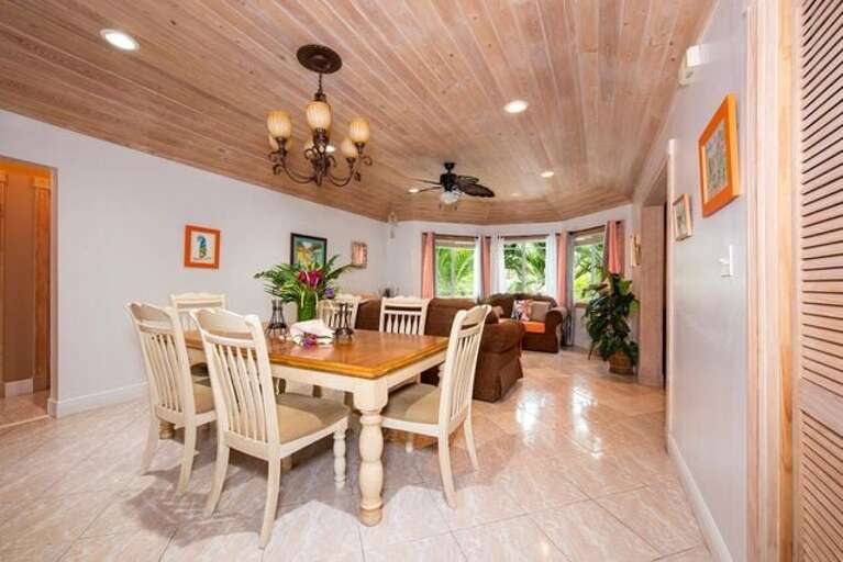 Dining Area with seating for 6