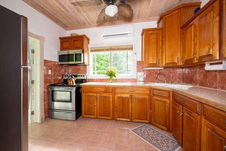 Well equipped kitchen