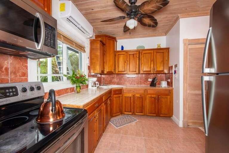Fully stocked kitchen