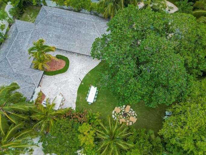 House and yard.  Pool is hidden under the big tree. House and yard.  Pool is hidden under the big tree.