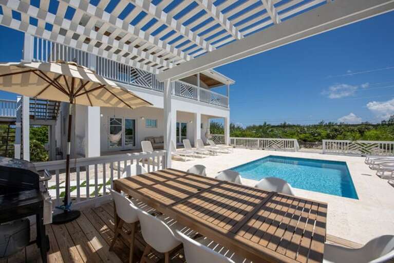 Our gazebo and heated pool.