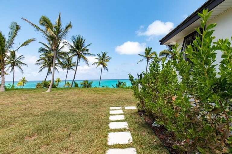 Side grounds with ample room to run and play.