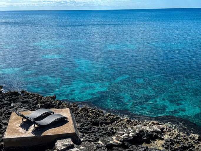 Enjoy the crystal clear  waters of the Caribbean.