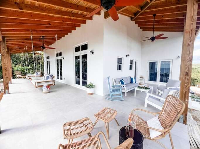 Our deck is also perfect for sunbathing and stargazing.