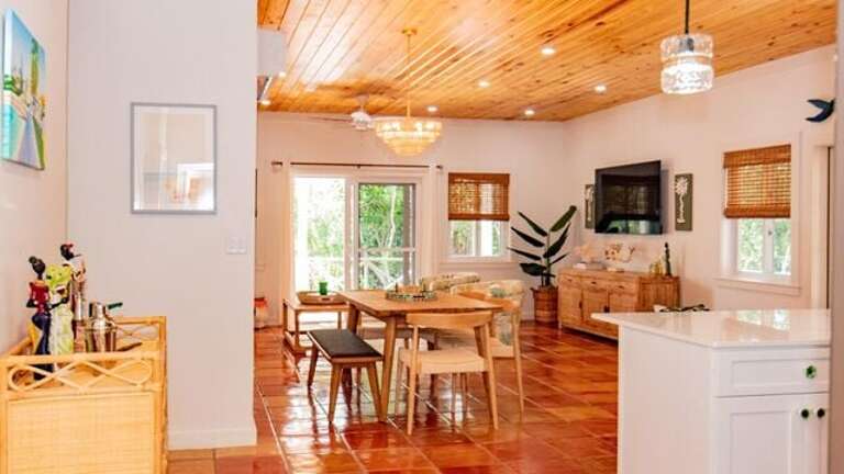 A large open-plan great room.