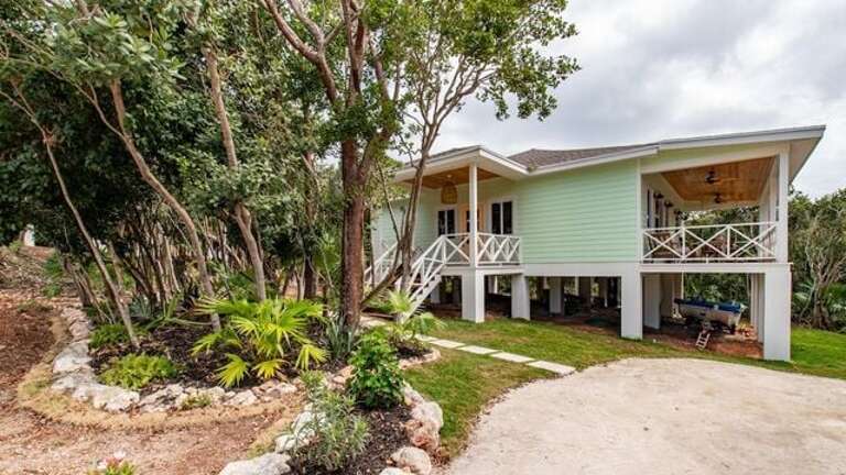 Palmetto House, a brand new (April of 2024) home located in the community of Wykee Estates near Governors Harbour.