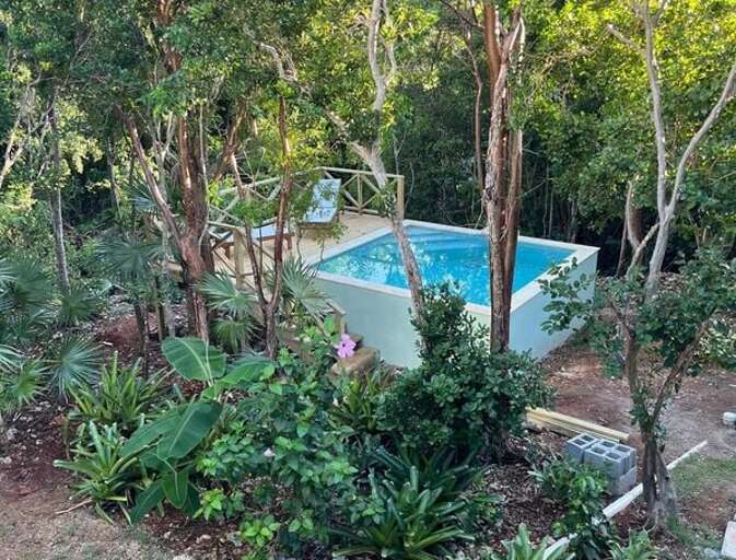 Our new plunge pool!