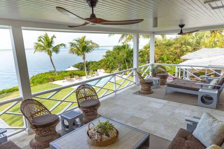 Second floor master bedroom balcony.