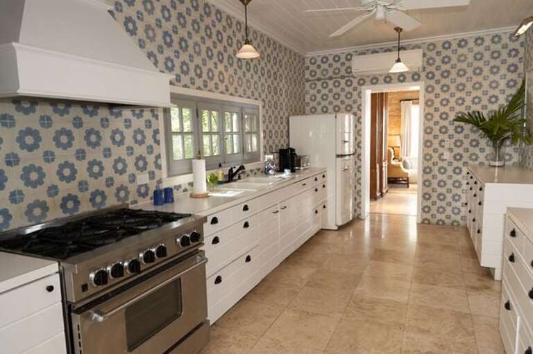 Spectacular chef's kitchen.