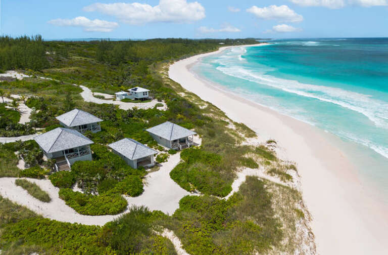 Three luxury beachfront accommodations nestled on the pristine shores of Eleuthera.
