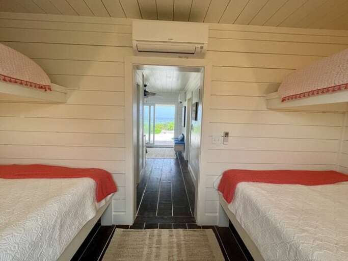Our one-bedroom, two-bath bunk house can be added to your reservation for an additional charge!