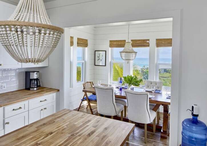 Traveler - a Two-bedroom house:  Kitchen and Dining area.