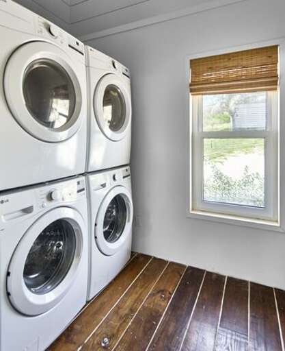 Laundry available for your use.