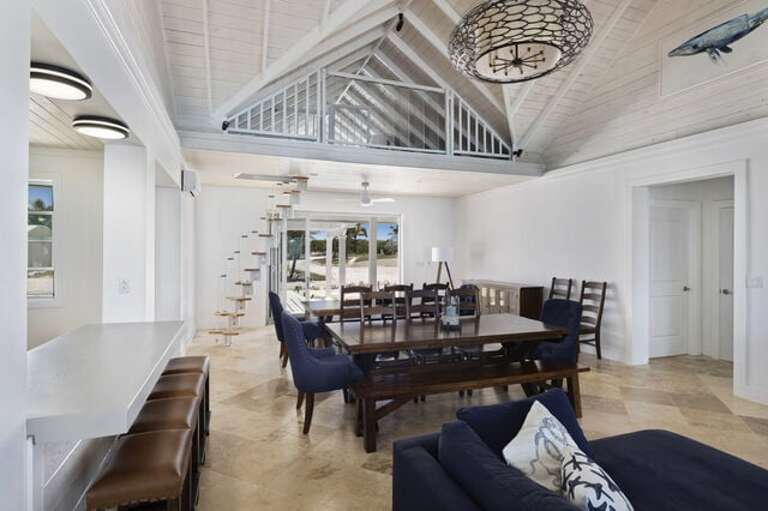 Main Lodge dining area with ocean views