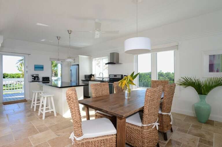 Typical condominium dining area.
