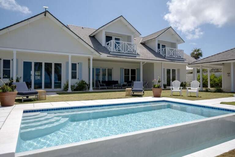Cricket Beach house and pool.