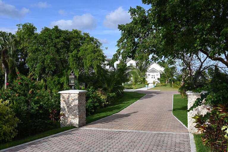 Estate entrance gate.