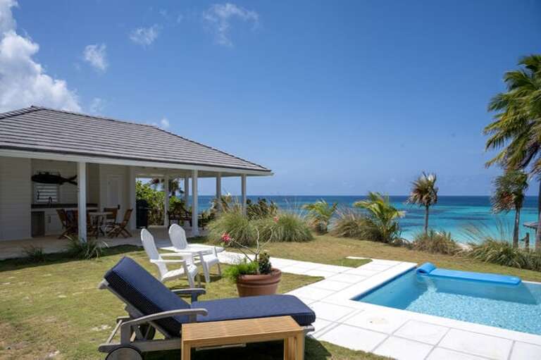 Pool with a view!  Note that the pool is heated for an additional charge.