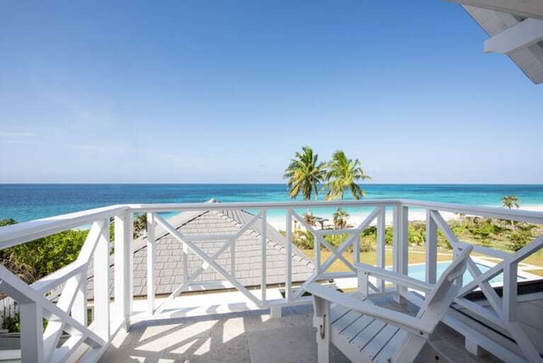 Twin bedroom view from the balcony.