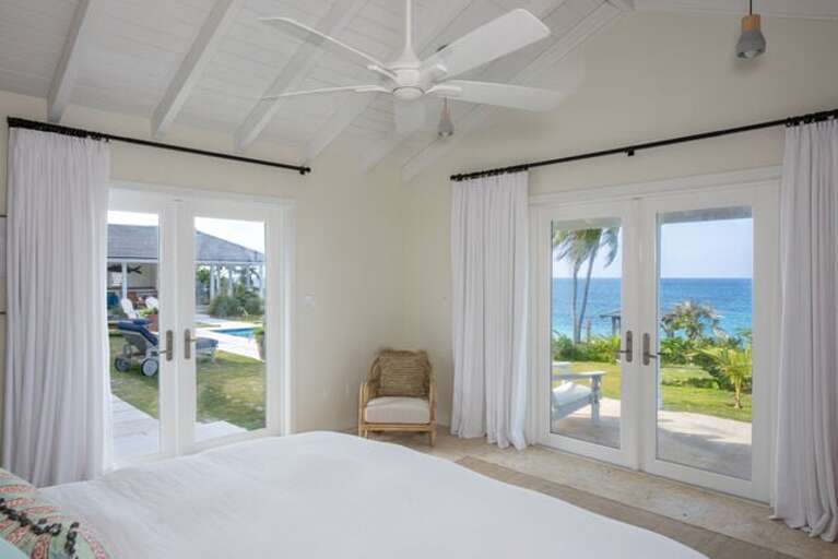 View from the guest cottage master suite.