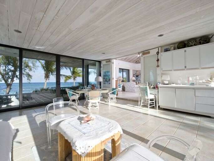 Breezeway, dining area and patio