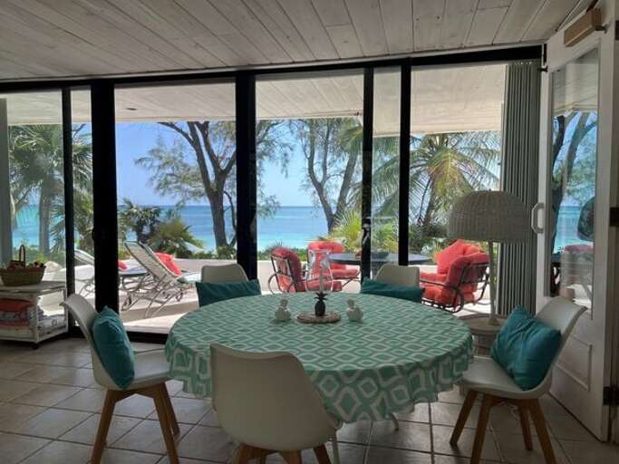 Breezeway dining table view