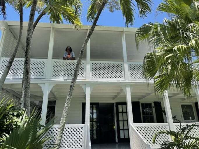 One of the historic houses of Dunmore Town, Harbour Island.