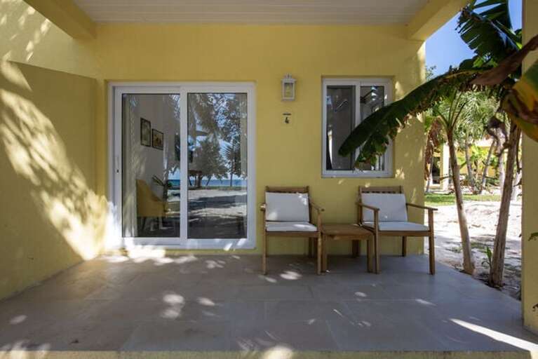 Private covered porch.