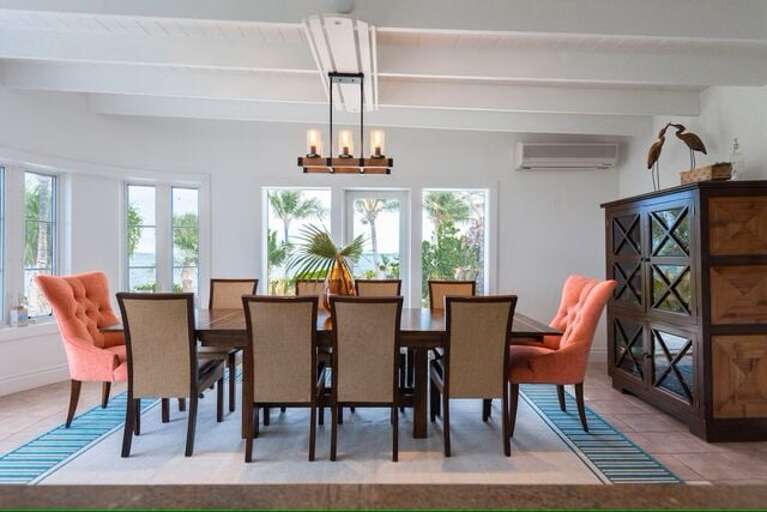 Dining area main house, seats 10.