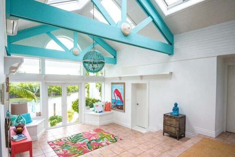 Our new foyer in the main house.