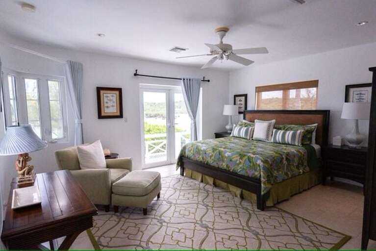 Master Bedroom in the Cottage with en-suite full bath.