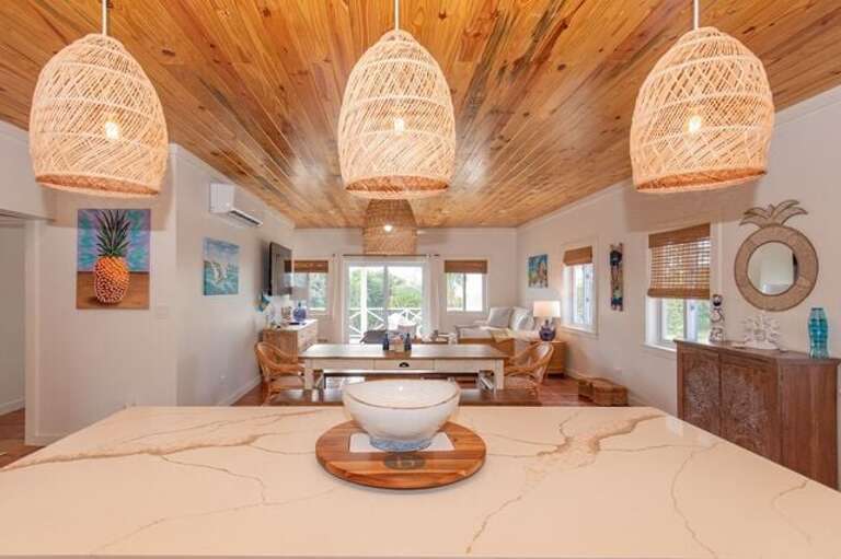 View from Kitchen into Great Room.