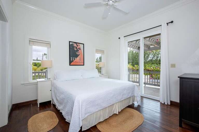 Bedroom One has king bed, with an en-suite bathroom