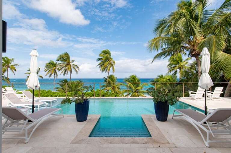 Our 14'x30' oceanfront heated pool.