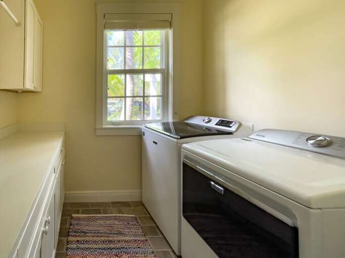Laundry room.