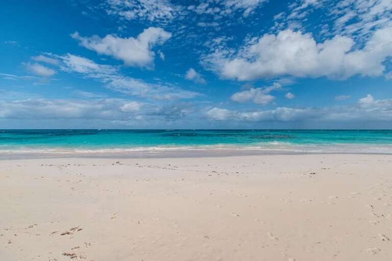 Our pink sand beach.