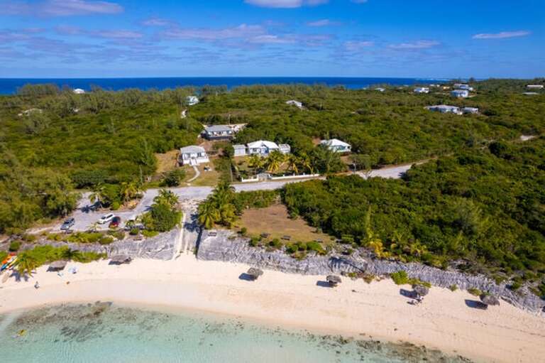 Aerial view of Rainbow Beach