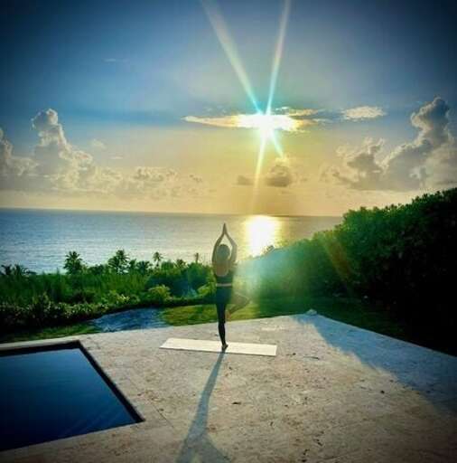 Perfect spot for yoga!
