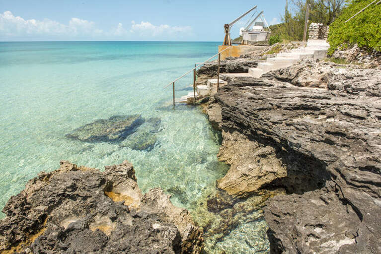 calm turquoise water with a perfect sandy bottom.