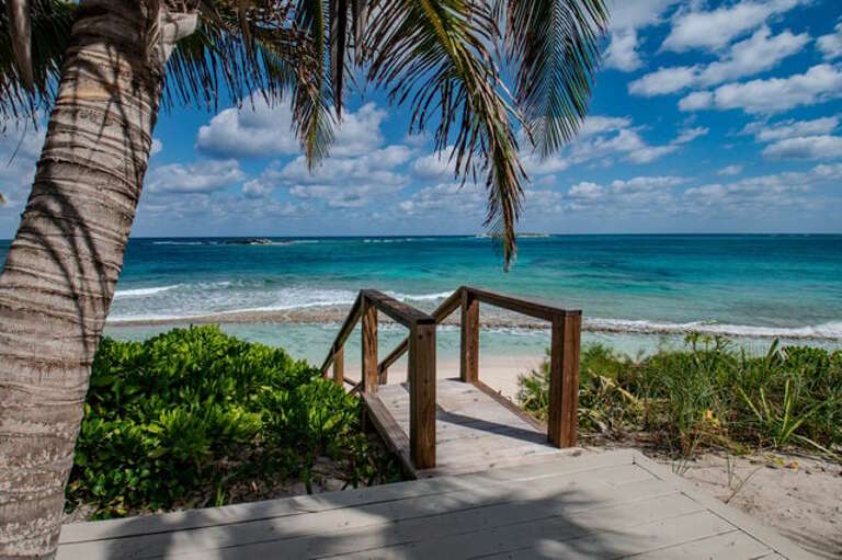 Stairs to Double Bay Beach.