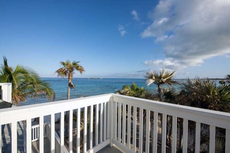 View from the top floor balcony.